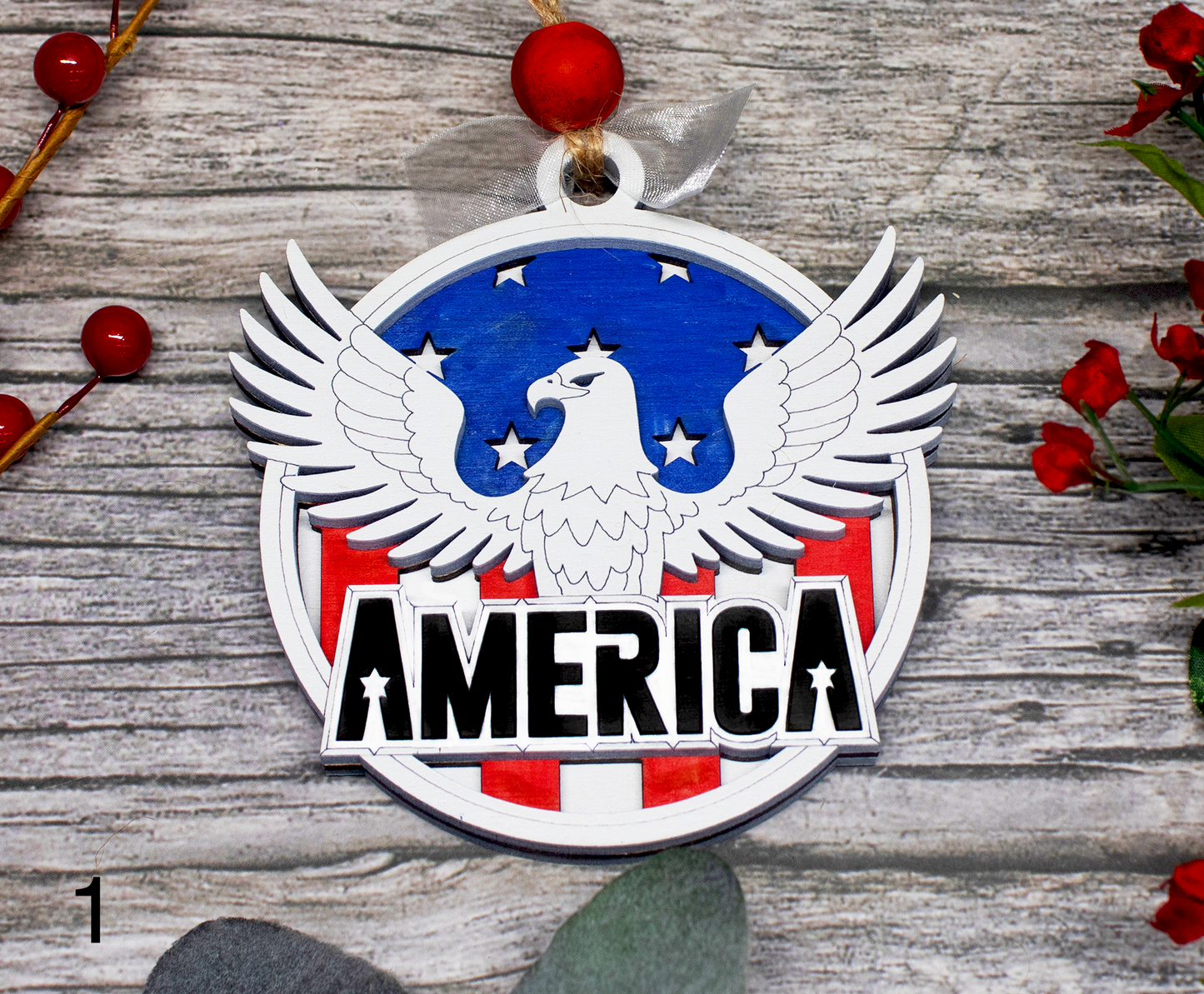 All American Christmas Ornaments