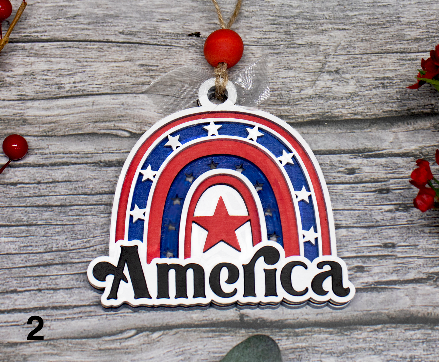 All American Christmas Ornaments