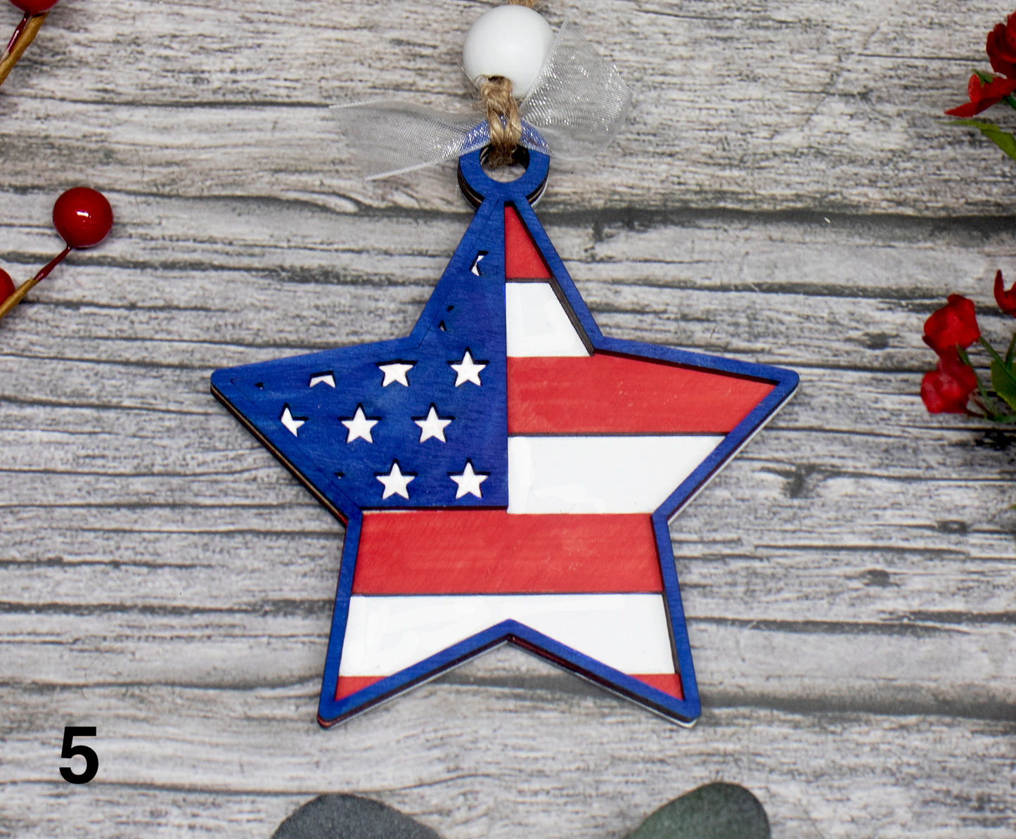 All American Christmas Ornaments