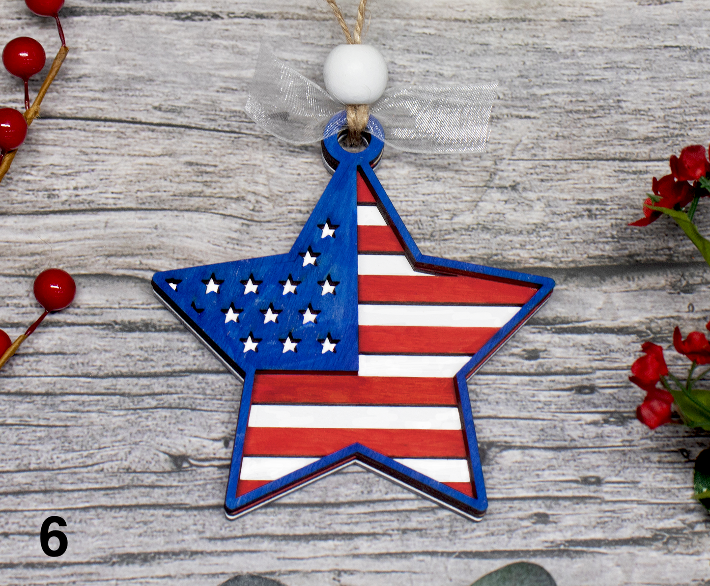 All American Christmas Ornaments