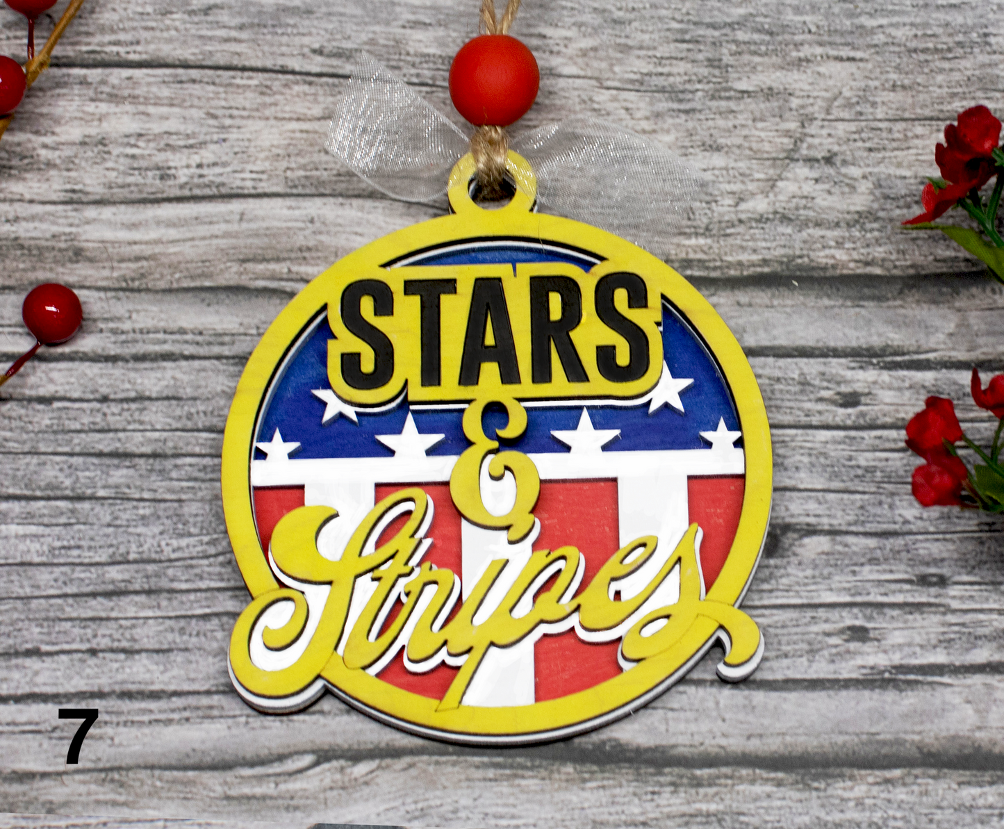 All American Christmas Ornaments