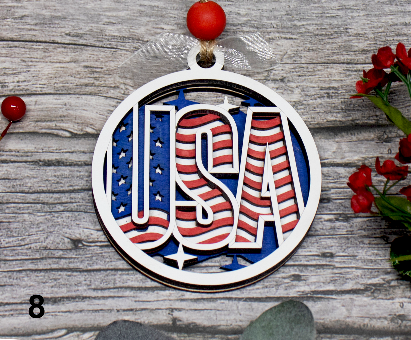 All American Christmas Ornaments