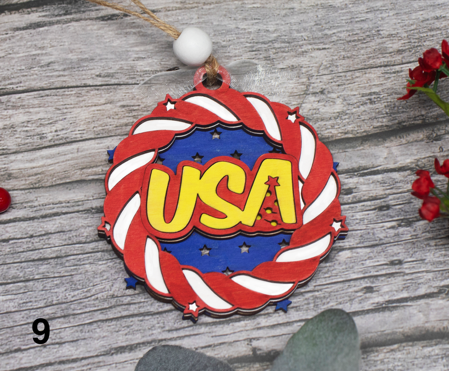 All American Christmas Ornaments