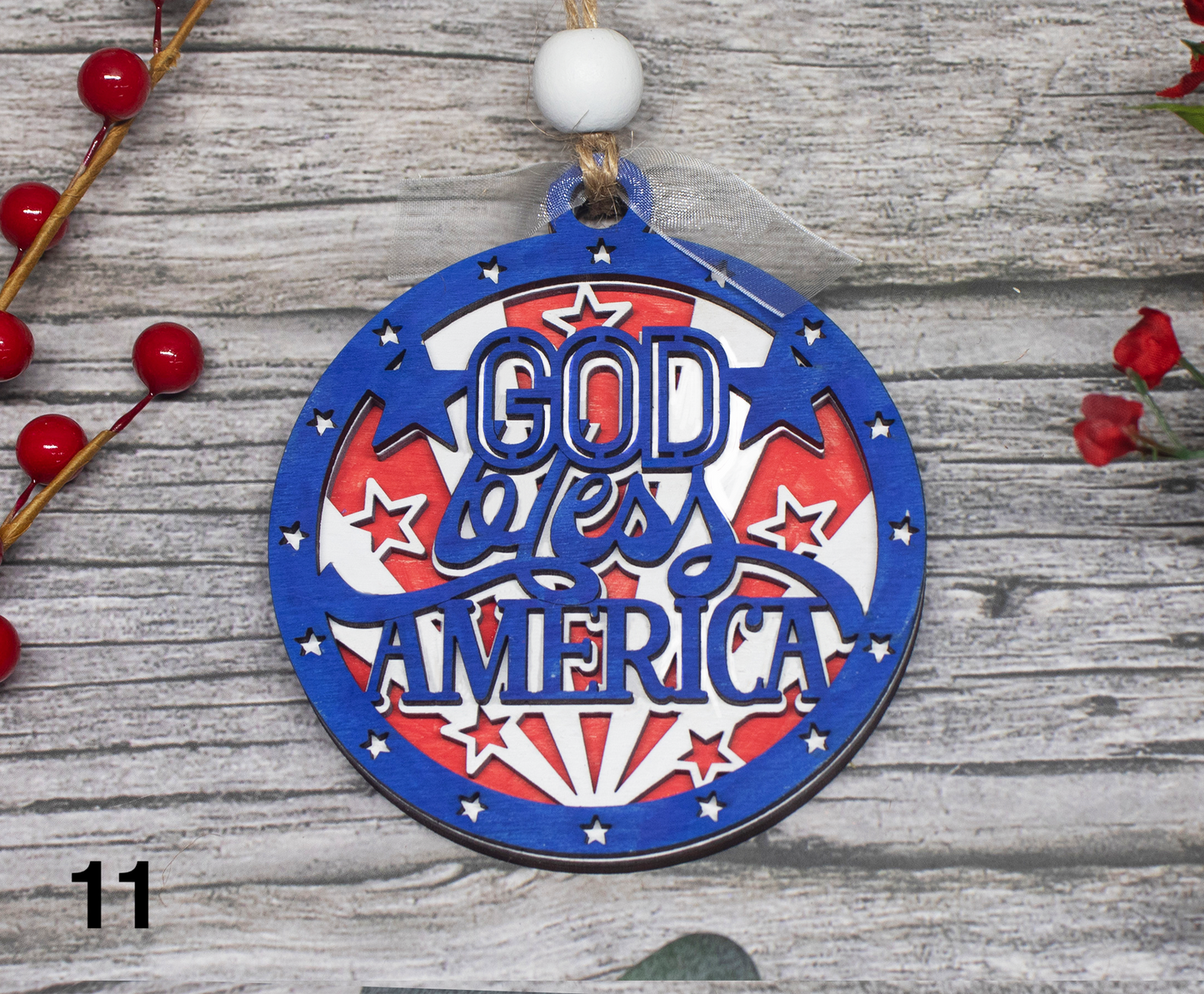 All American Christmas Ornaments