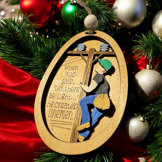 Favorite Lineman Ornament