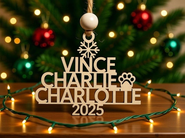 Personalized Name Ornaments
