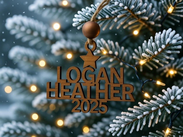 Personalized Name Ornaments