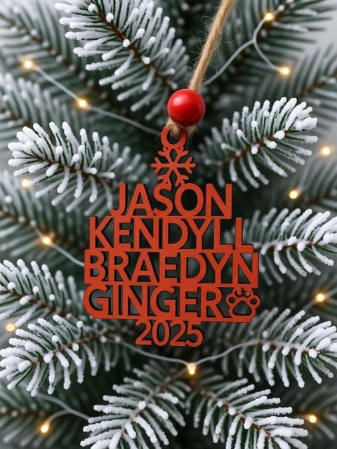 Personalized Name Ornaments
