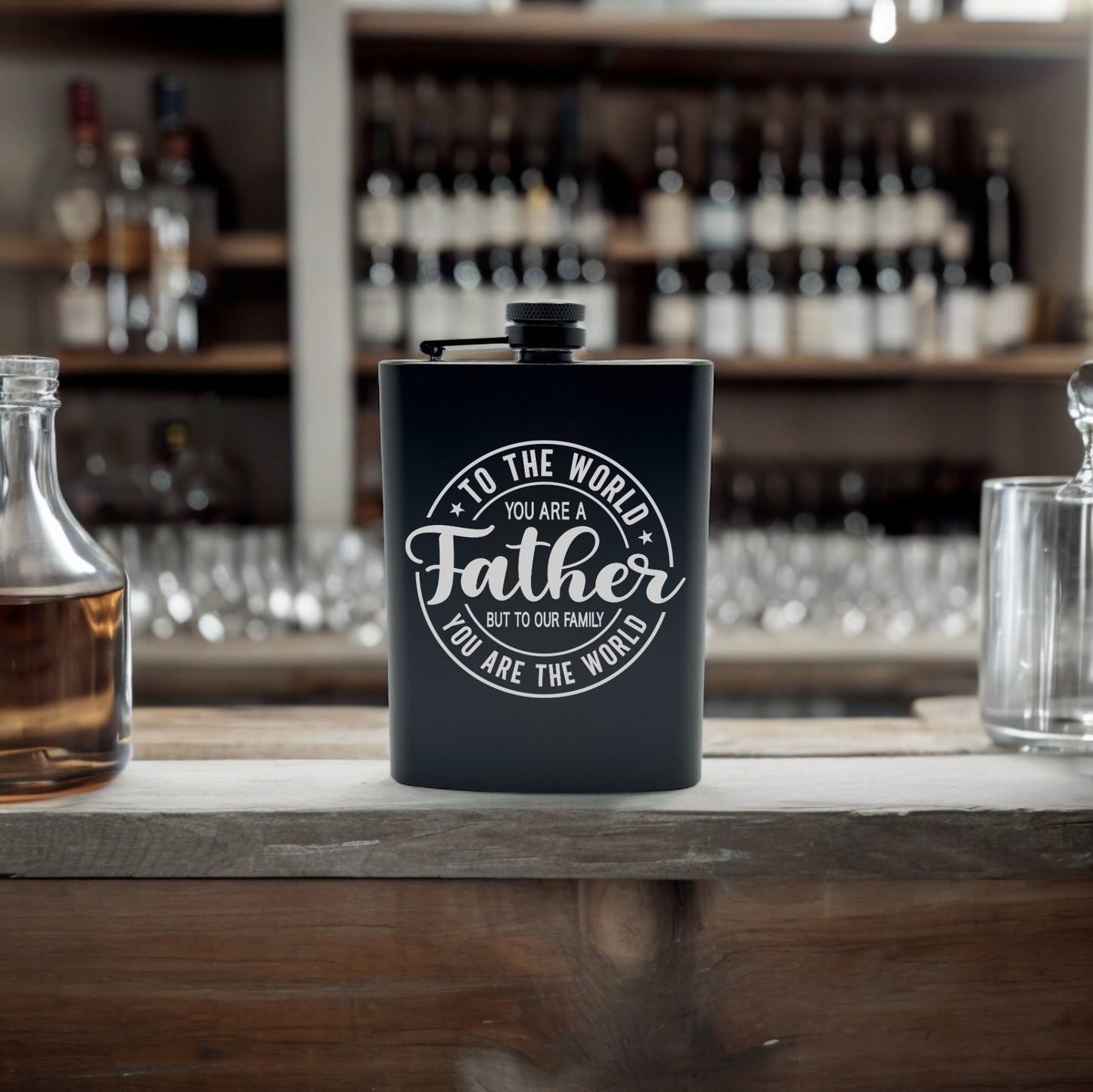 Father's Day Flask