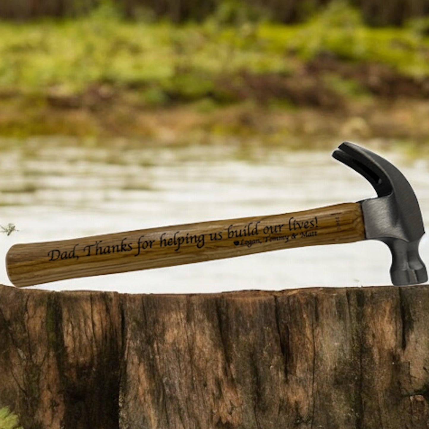 Personalized Engraved Dad Hammer