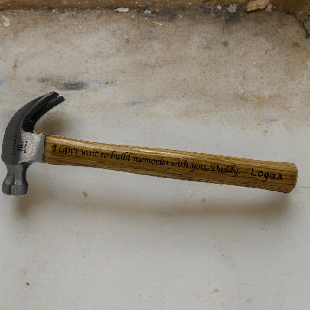 Personalized Engraved Dad Hammer