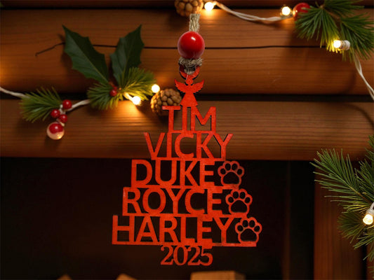 Personalized Name Ornaments